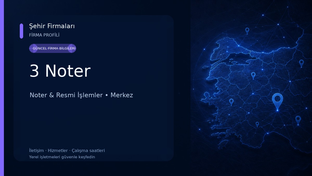 3 Noter