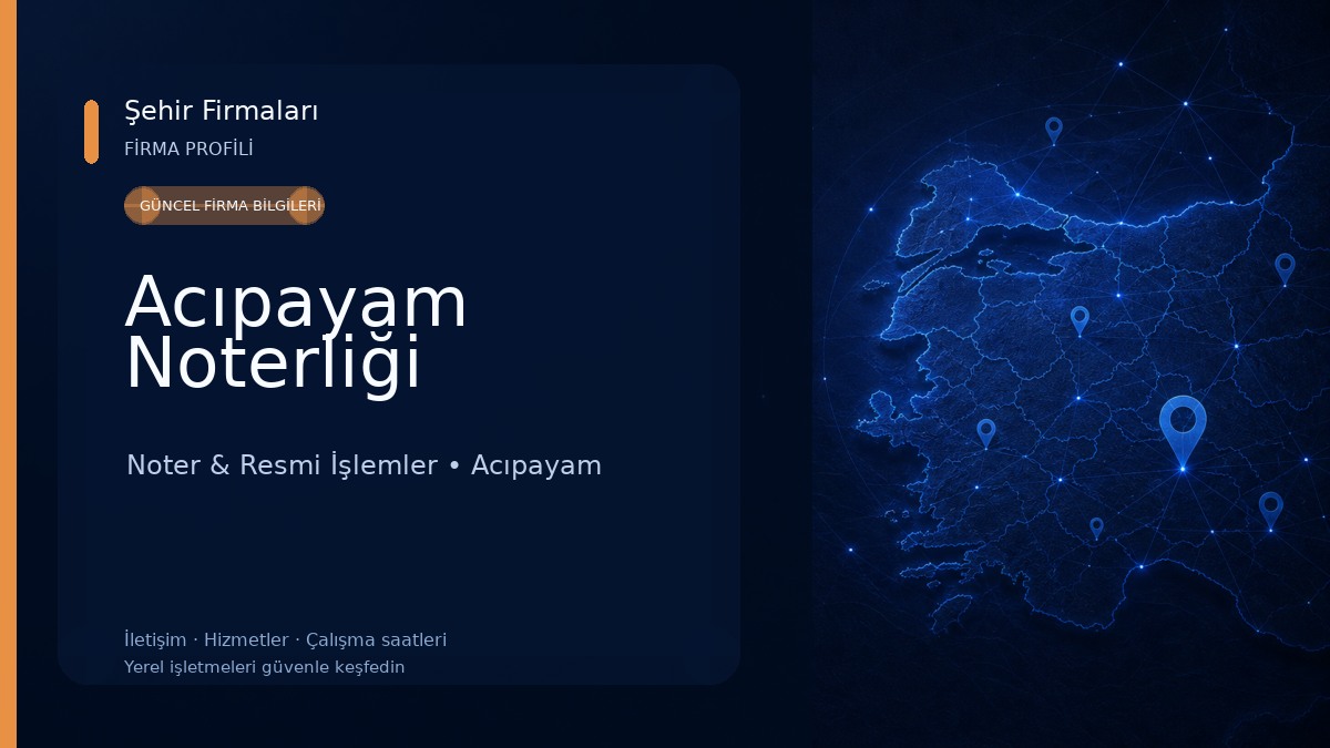 Acıpayam Noterliği