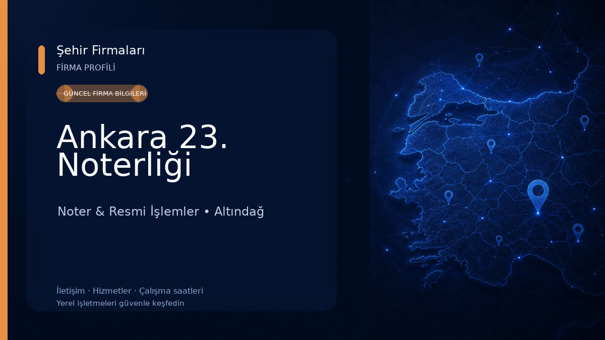 Ankara 23. Noterliği