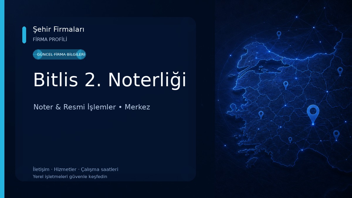 Bitlis 2. Noterliği