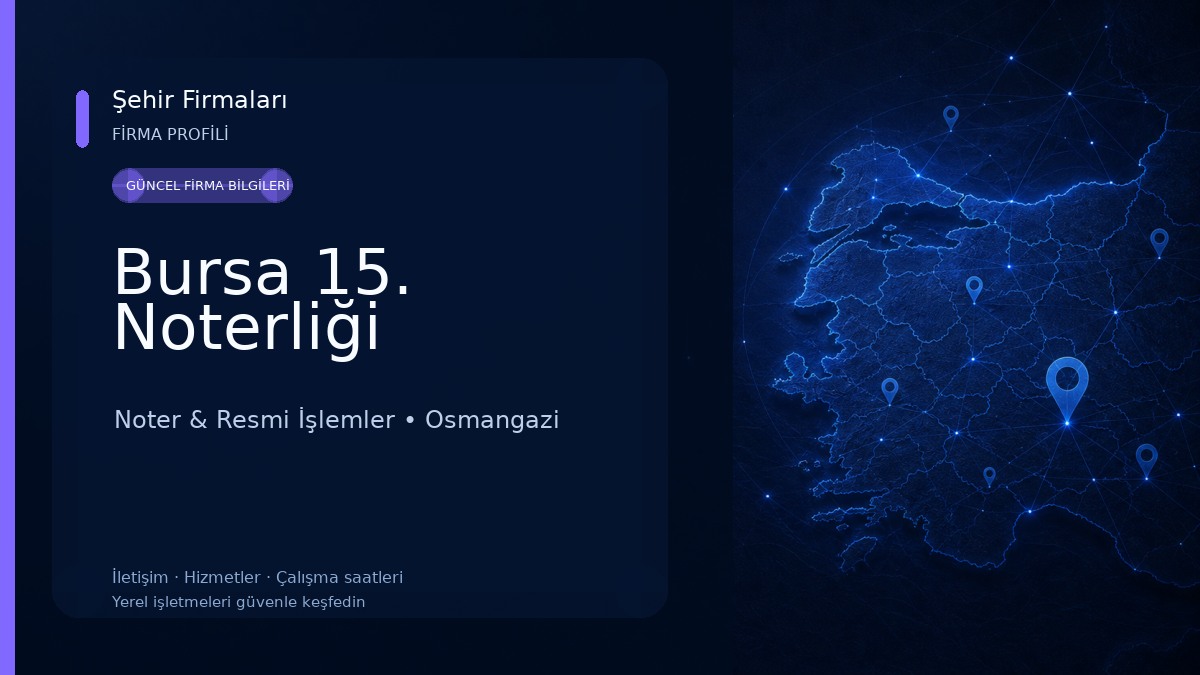 Bursa 15. Noterliği