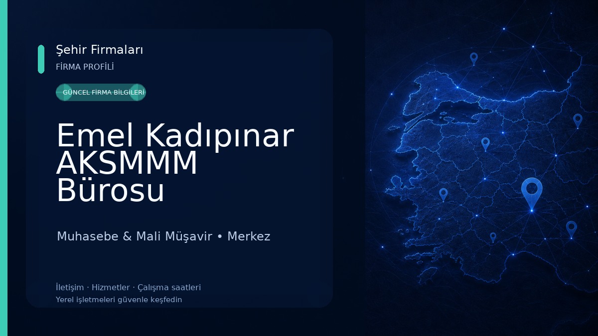 Emel Kadıpınar AKSMMM Bürosu 