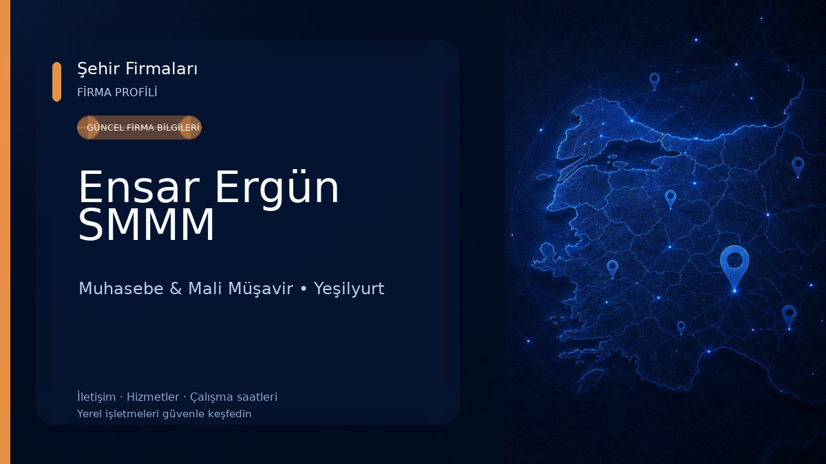 Ensar Ergün SMMM Muhasebe & Mali Müşavir