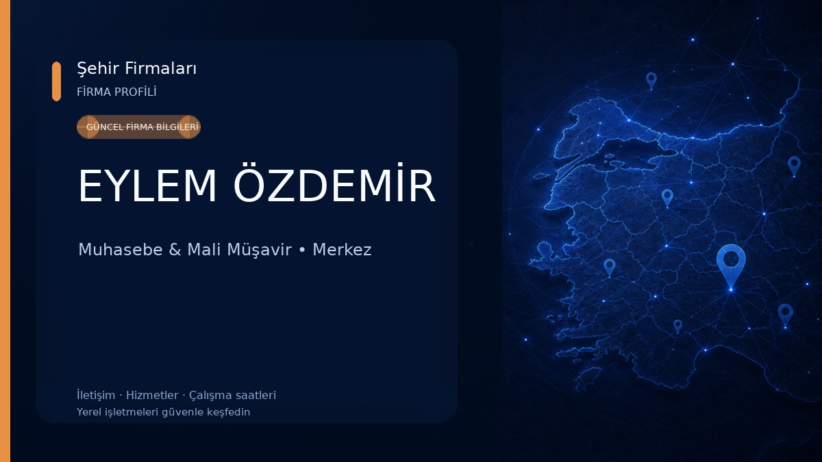 EYLEM ÖZDEMİR Muhasebe & Mali Müşavir