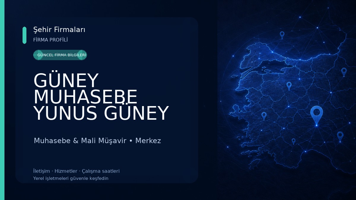 GÜNEY MUHASEBE YUNUS GÜNEY 