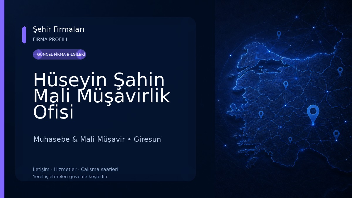 Hüseyin Şahin Mali Müşavirlik Ofisi 