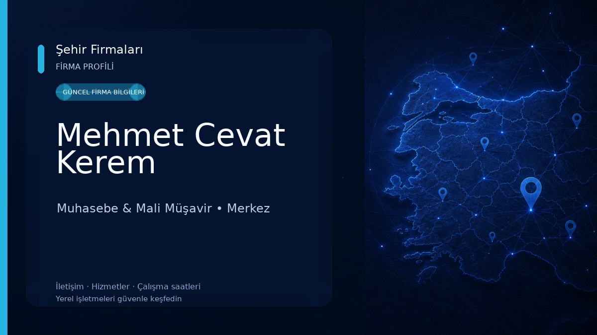 Mehmet Cevat Kerem Muhasebe & Mali Müşavir