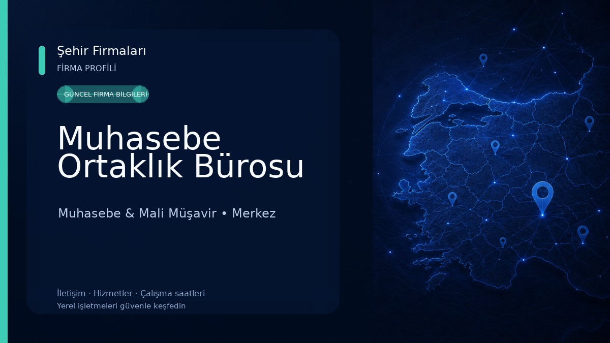 Muhasebe Ortaklık Bürosu