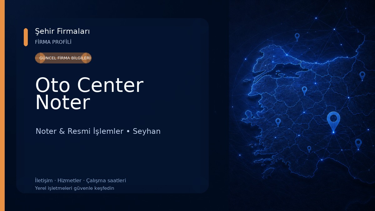 Oto Center Noter
