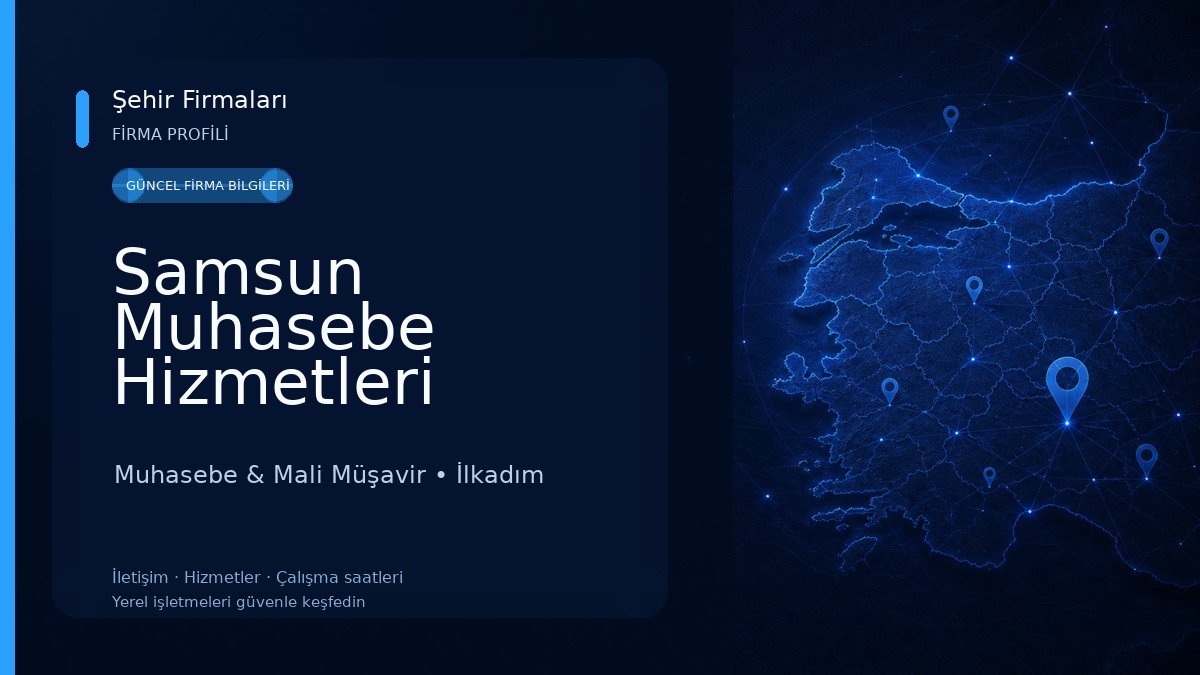 Samsun Muhasebe Hizmetleri 