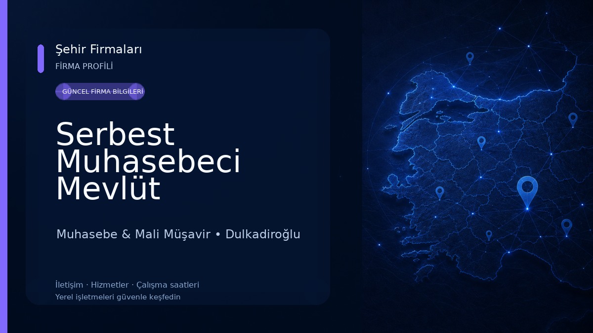 Serbest Muhasebeci Mevlüt Kantemur 
