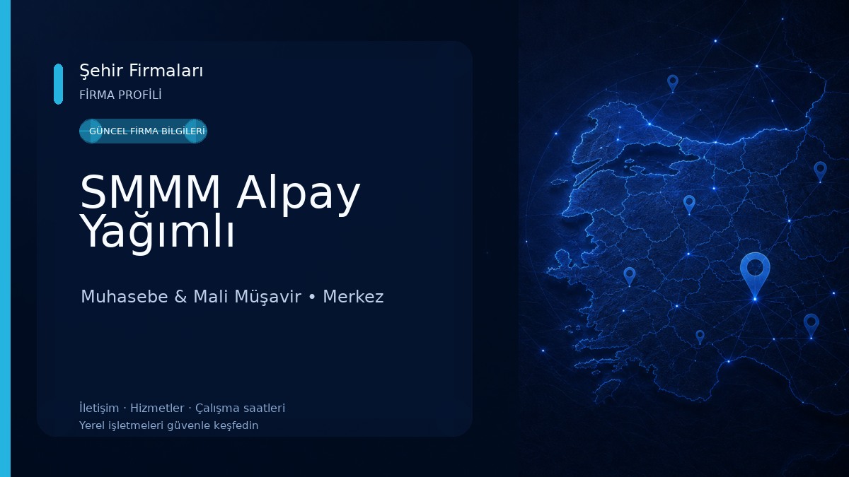 SMMM Alpay Yağımlı Muhasebe & Mali Müşavir