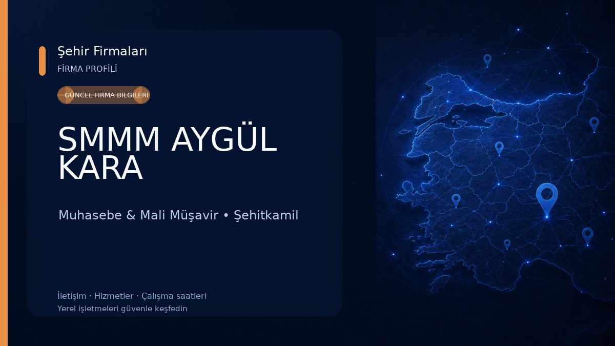 SMMM AYGÜL KARA Muhasebe & Mali Müşavir