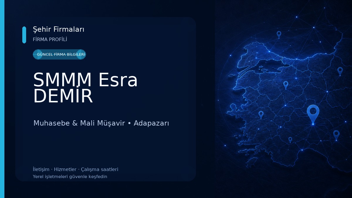 SMMM Esra DEMİR 
