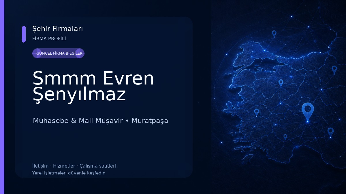 Smmm Evren Şenyılmaz 