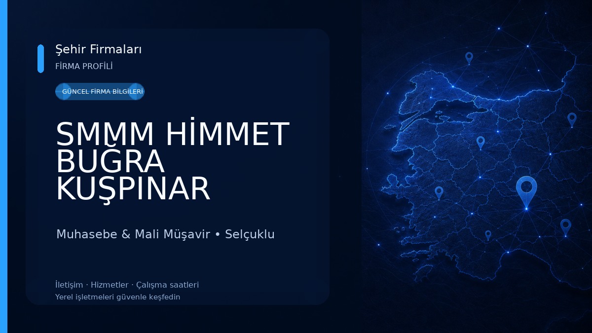 SMMM HİMMET BUĞRA KUŞPINAR 