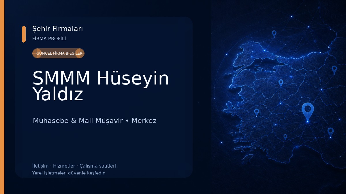 SMMM Hüseyin Yaldız Muhasebe & Mali Müşavir