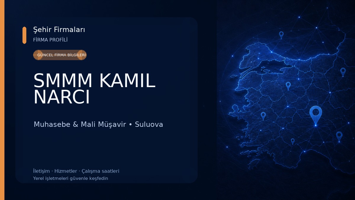 SMMM KAMIL NARCI Muhasebe & Mali Müşavir