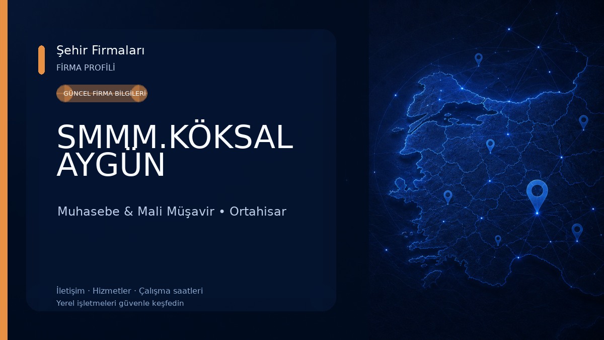 SMMM.KÖKSAL AYGÜN Muhasebe & Mali Müşavir