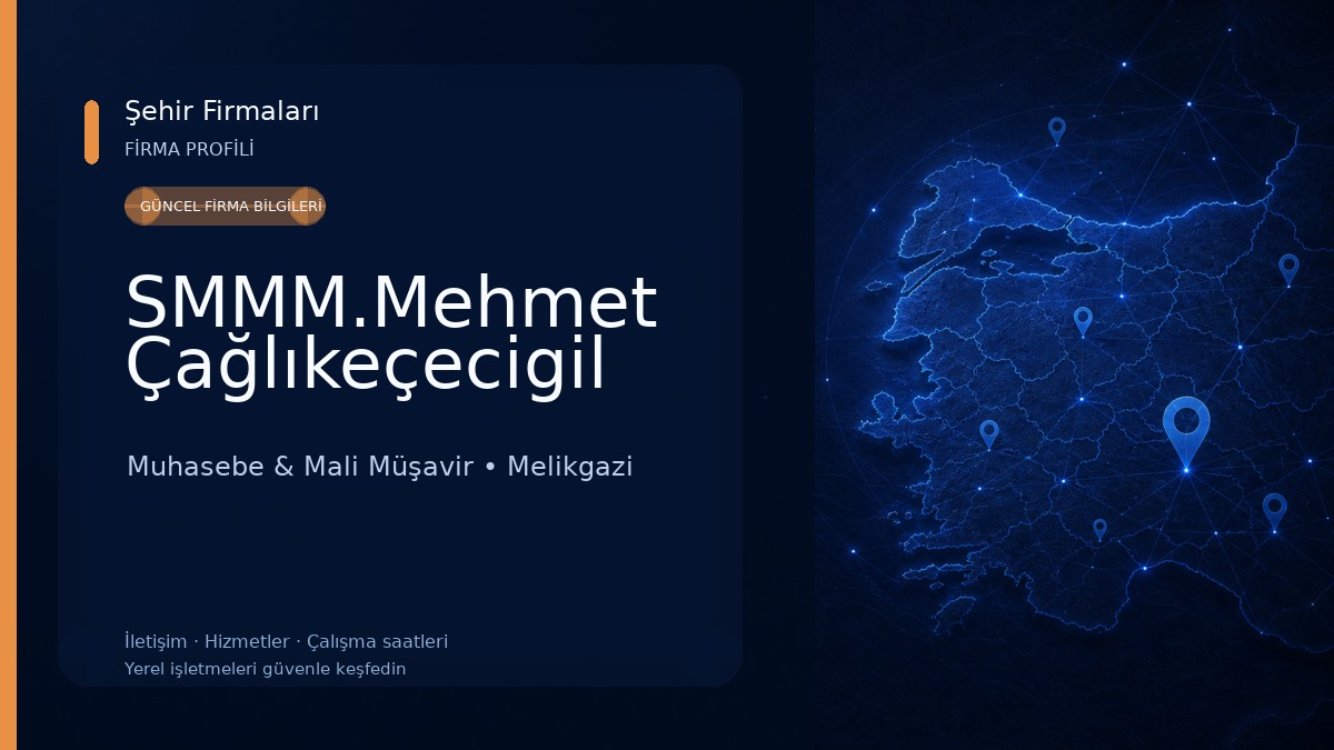 SMMM.Mehmet Çağlıkeçecigil 