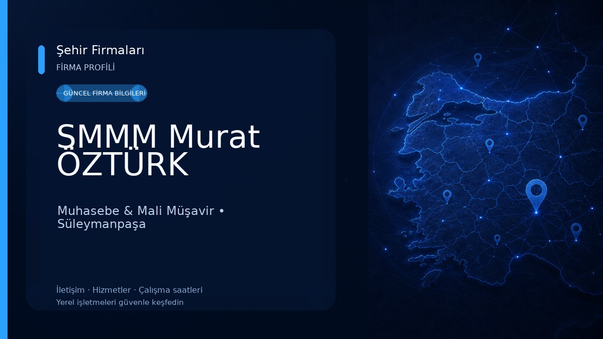 SMMM Murat ÖZTÜRK 