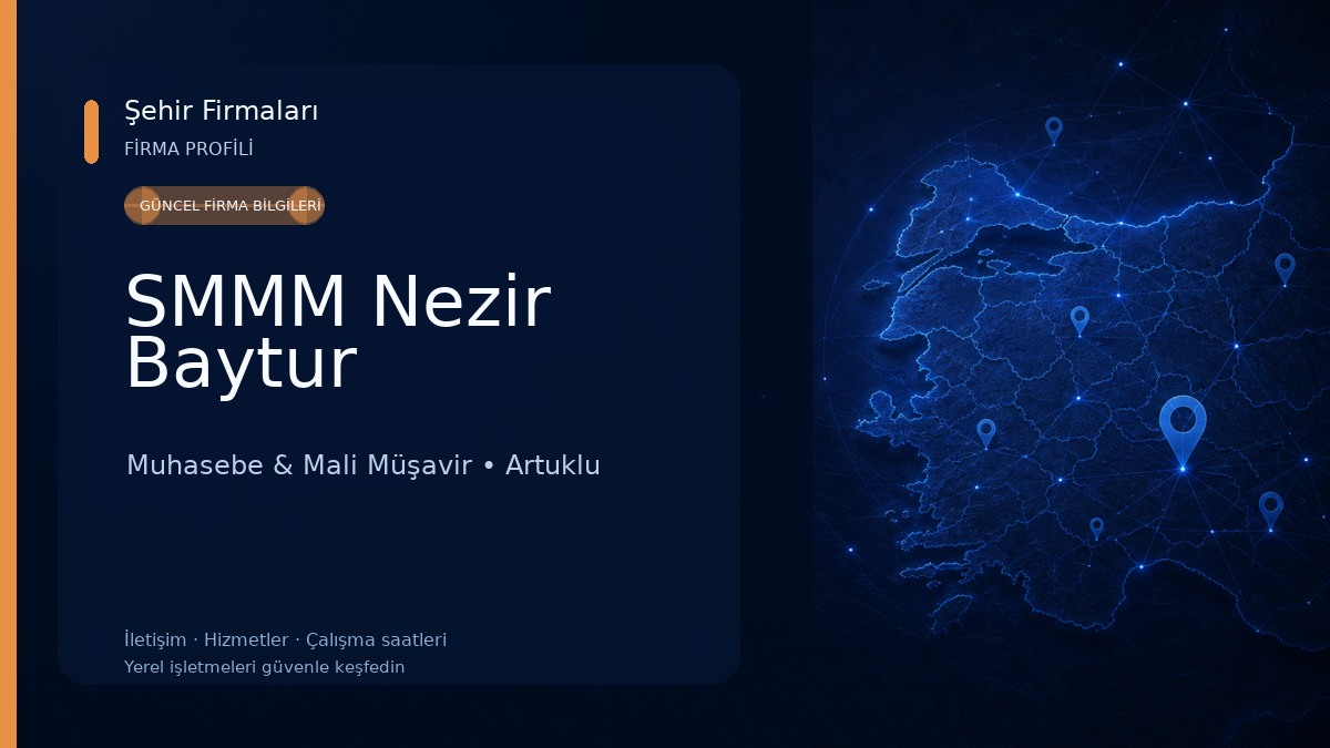 SMMM Nezir Baytur Muhasebe & Mali Müşavir
