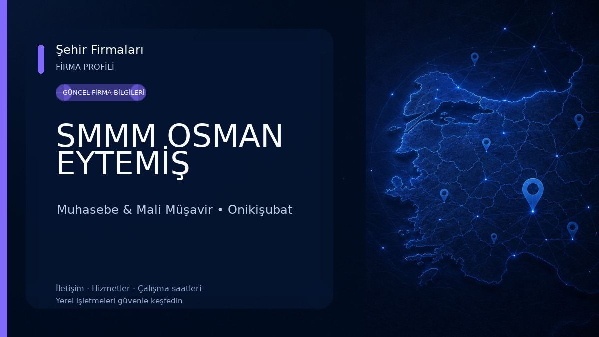 SMMM OSMAN EYTEMİŞ