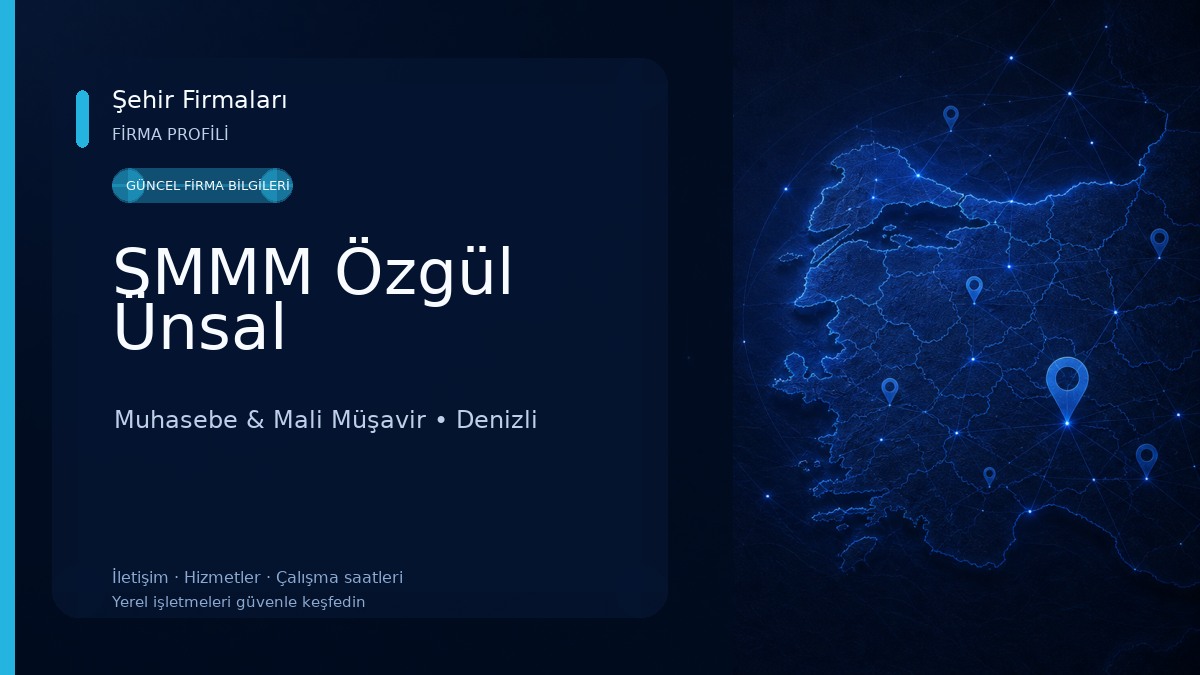 SMMM Özgül Ünsal