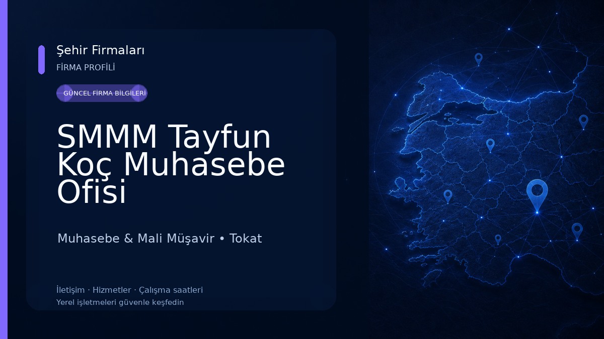 SMMM Tayfun Koç Muhasebe Ofisi Muhasebe & Mali Müşavir