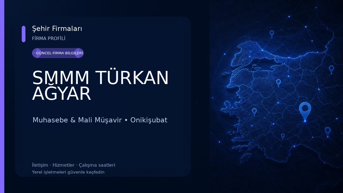 SMMM TÜRKAN AĞYAR
