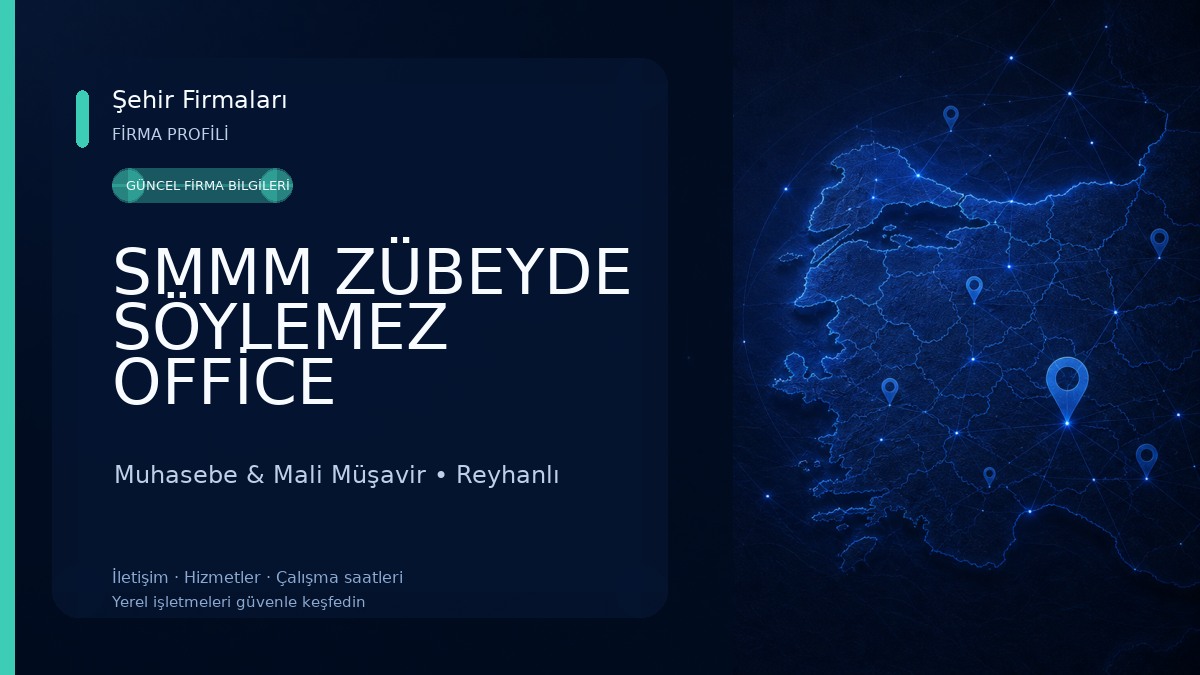 SMMM ZÜBEYDE SÖYLEMEZ OFFİCE Muhasebe & Mali Müşavir