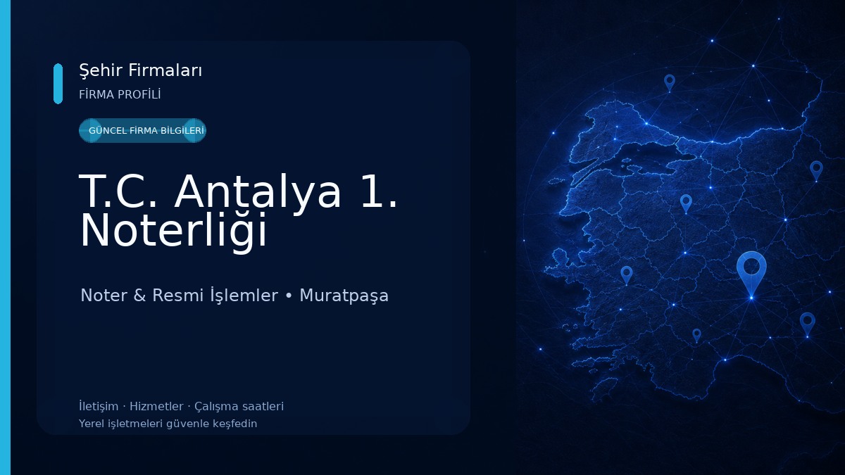T.C. Antalya 1. Noterliği