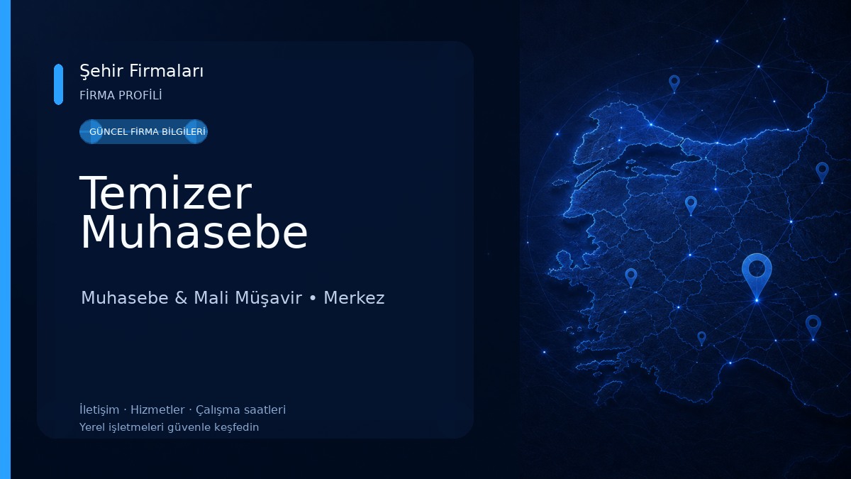Temizer Muhasebe