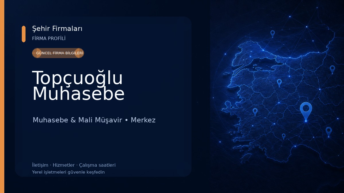 Topçuoğlu Muhasebe 