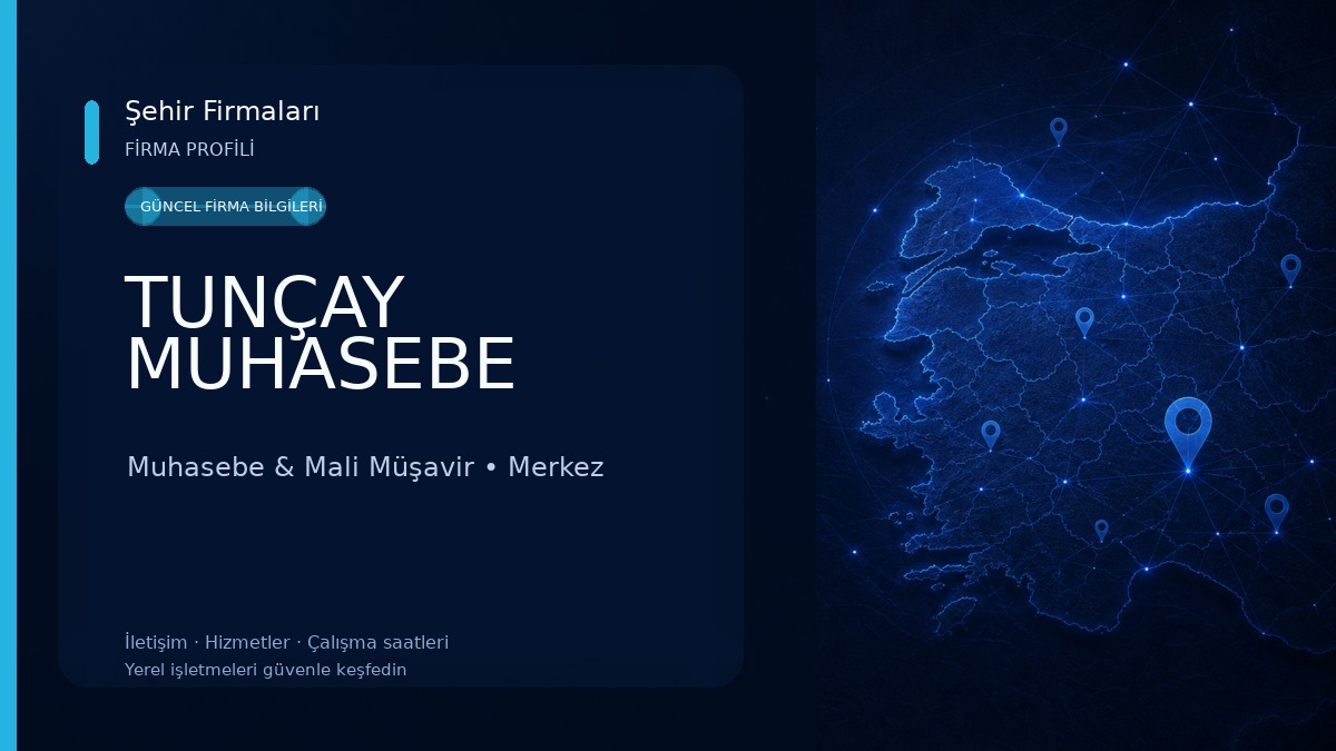 TUNÇAY MUHASEBE 