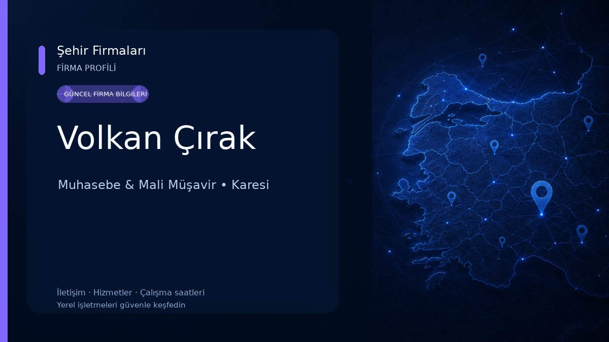Volkan Çırak Muhasebe & Mali Müşavir